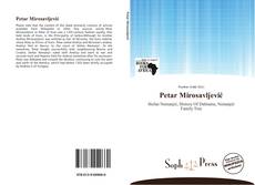 Portada del libro de Petar Mirosavljević