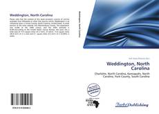 Capa do livro de Weddington, North Carolina 