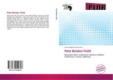 Pete Beiden Field kitap kapağı