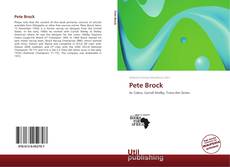 Portada del libro de Pete Brock