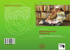 Capa do livro de Bibliothekswesen Bulgariens 