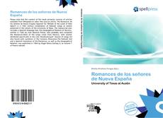 Buchcover von Romances de los señores de Nueva España