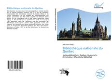 Обложка Bibliothèque nationale du Québec