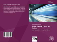 Bookcover of Seoul National University Station