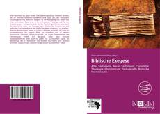 Capa do livro de Biblische Exegese 