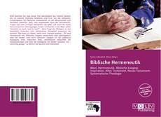 Couverture de Biblische Hermeneutik