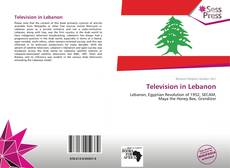 Portada del libro de Television in Lebanon