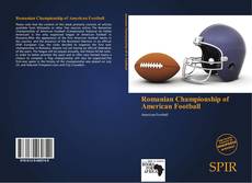 Couverture de Romanian Championship of American Football