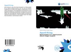 Appell-Krieg kitap kapağı