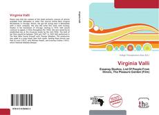 Capa do livro de Virginia Valli 