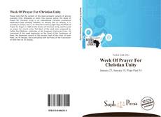 Portada del libro de Week Of Prayer For Christian Unity