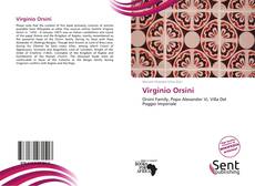 Capa do livro de Virginio Orsini 