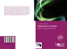 Capa do livro de Separation of Duties 