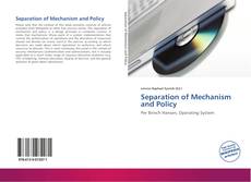 Separation of Mechanism and Policy kitap kapağı