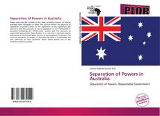 Buchcover von Separation of Powers in Australia