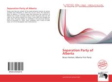 Capa do livro de Separation Party of Alberta 