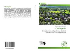 Bookcover of Chorupnik