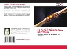 Buchcover von LA CREACIÓN BIOLOGÍA UNIVERSAL