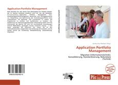 Capa do livro de Application Portfolio Management 