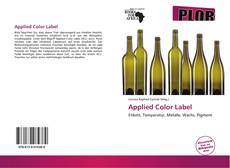 Capa do livro de Applied Color Label 