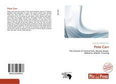 Capa do livro de Pete Carr 