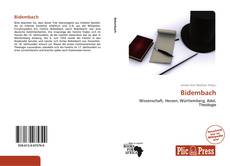 Capa do livro de Bidembach 