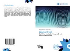 Bookcover of Weeks Creek