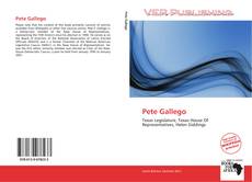 Pete Gallego kitap kapağı