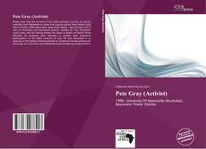 Buchcover von Pete Gray (Activist)