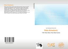 Capa do livro de Pete Kmetovic 