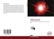 Couverture de 3003 Konček