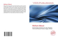 Wehem Mesut的封面