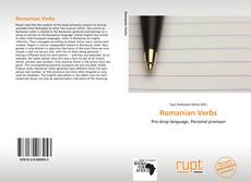 Capa do livro de Romanian Verbs 