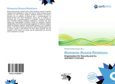 Romania–Russia Relations kitap kapağı