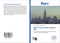 Capa do livro de New York State Route 92 