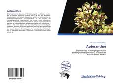 Capa do livro de Apteranthes 