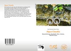 Capa do livro de Aqua Claudia 