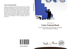Union National Bank kitap kapağı