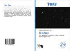 Capa do livro de Wei Gao 