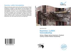 Capa do livro de Kaznów, Lublin Voivodeship 