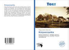 Capa do livro de Krzyszczynka 