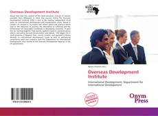 Bookcover of Overseas Development Institute