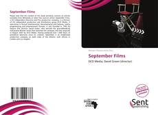 Portada del libro de September Films