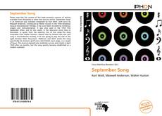 Capa do livro de September Song 