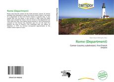 Portada del libro de Rome (Department)