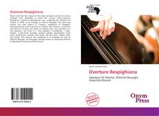 Bookcover of Overture Respighiana