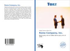 Couverture de Rome Company, Inc.