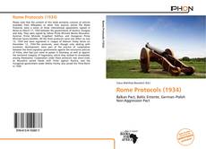 Capa do livro de Rome Protocols (1934) 