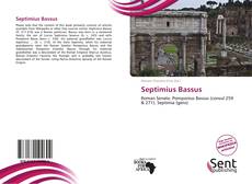 Portada del libro de Septimius Bassus