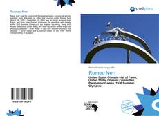 Portada del libro de Romeo Neri